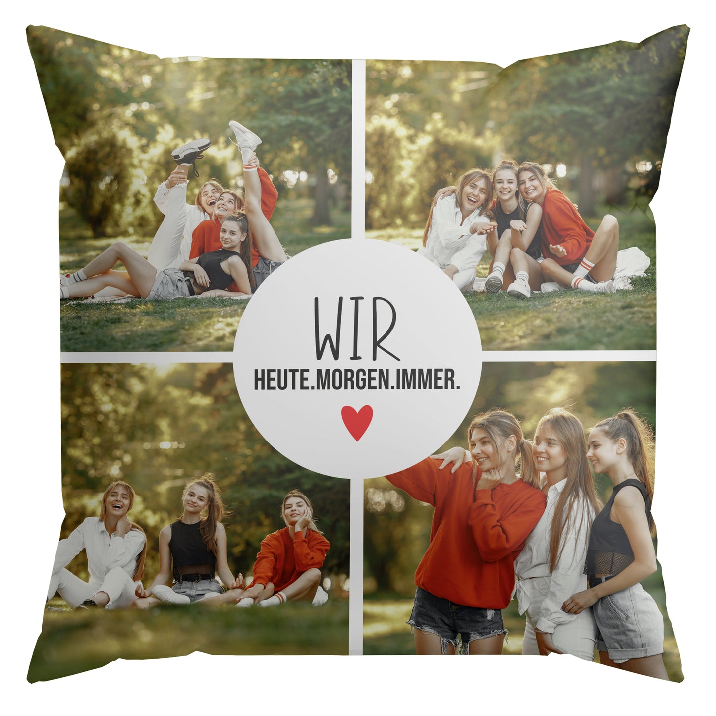 Collage - Family Fotokissen