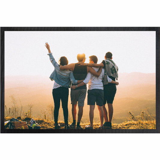 Fotofußmatte mit Trittrand