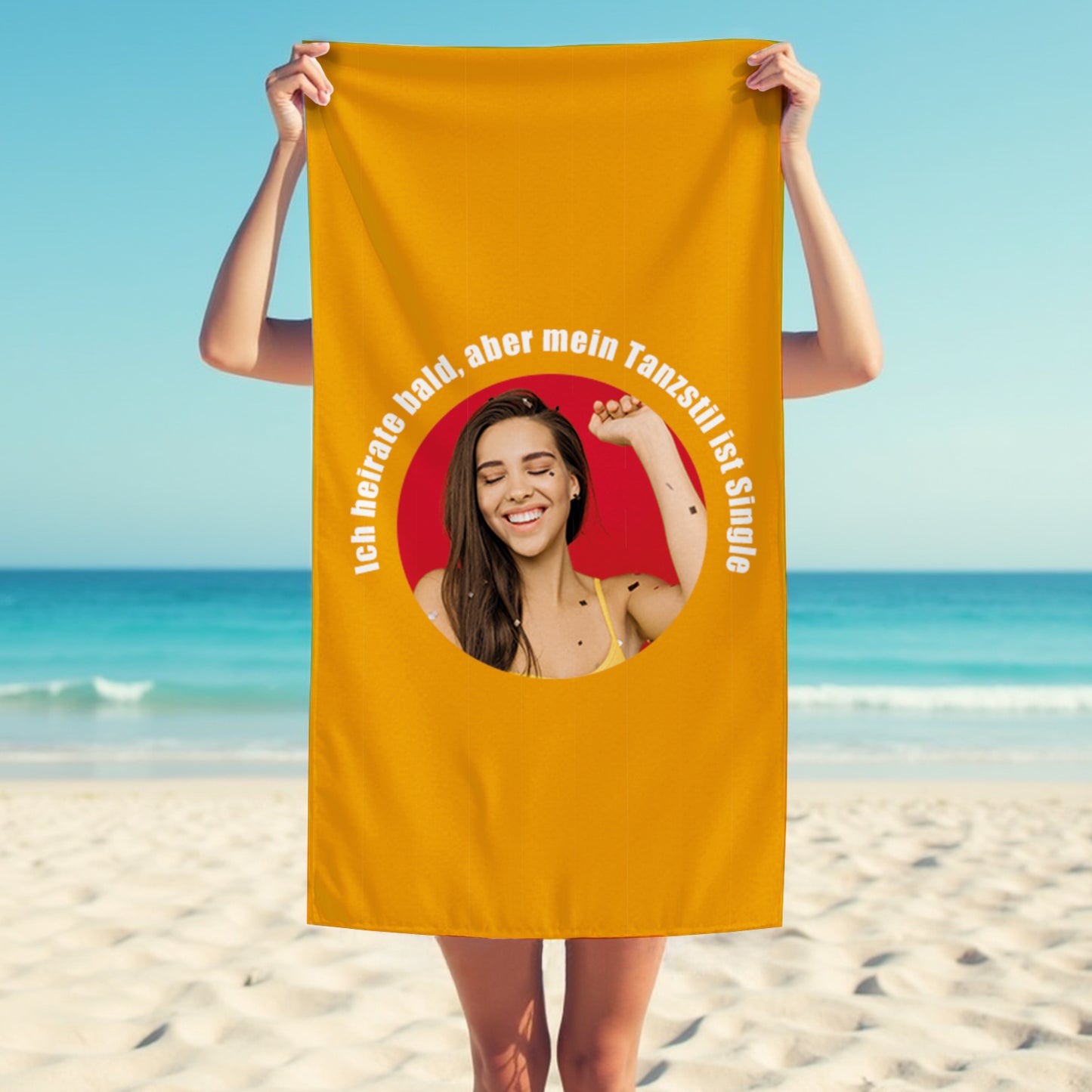 Handtuch - JGA Foto Kreis