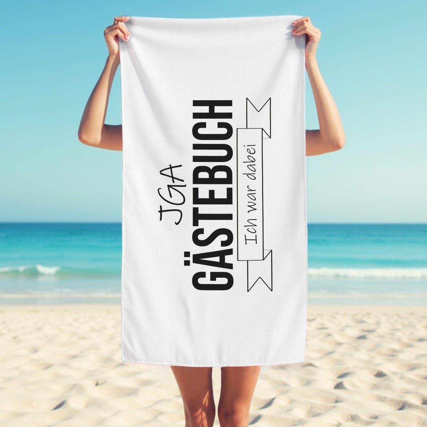Handtuch - JGA Gästebuch