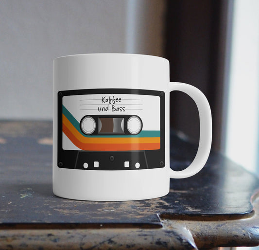 Tasse Personalisierbar Motiv Retro Kassett