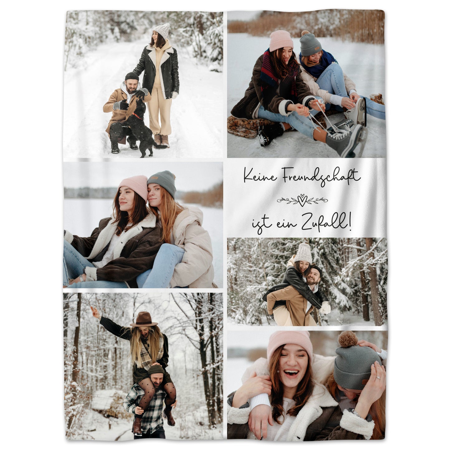 Collage - Familie Fotodecke