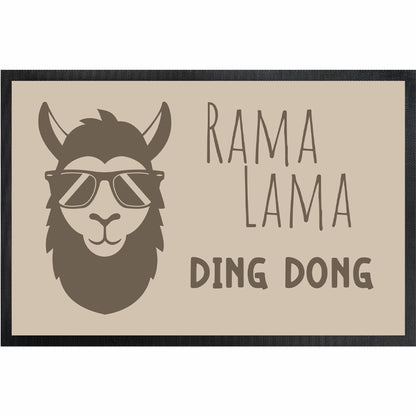 Rama Lama - Fussmatte mit Trittrand