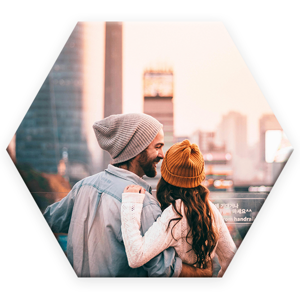 12er Set - Hexagon 28 x 25 cm