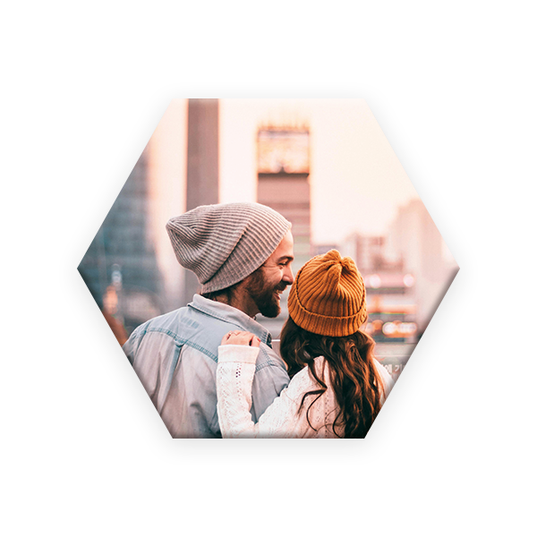 12er Set - Hexagon 18 x 16 cm