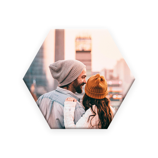 10er Set - Hexagon 18 x 16 cm