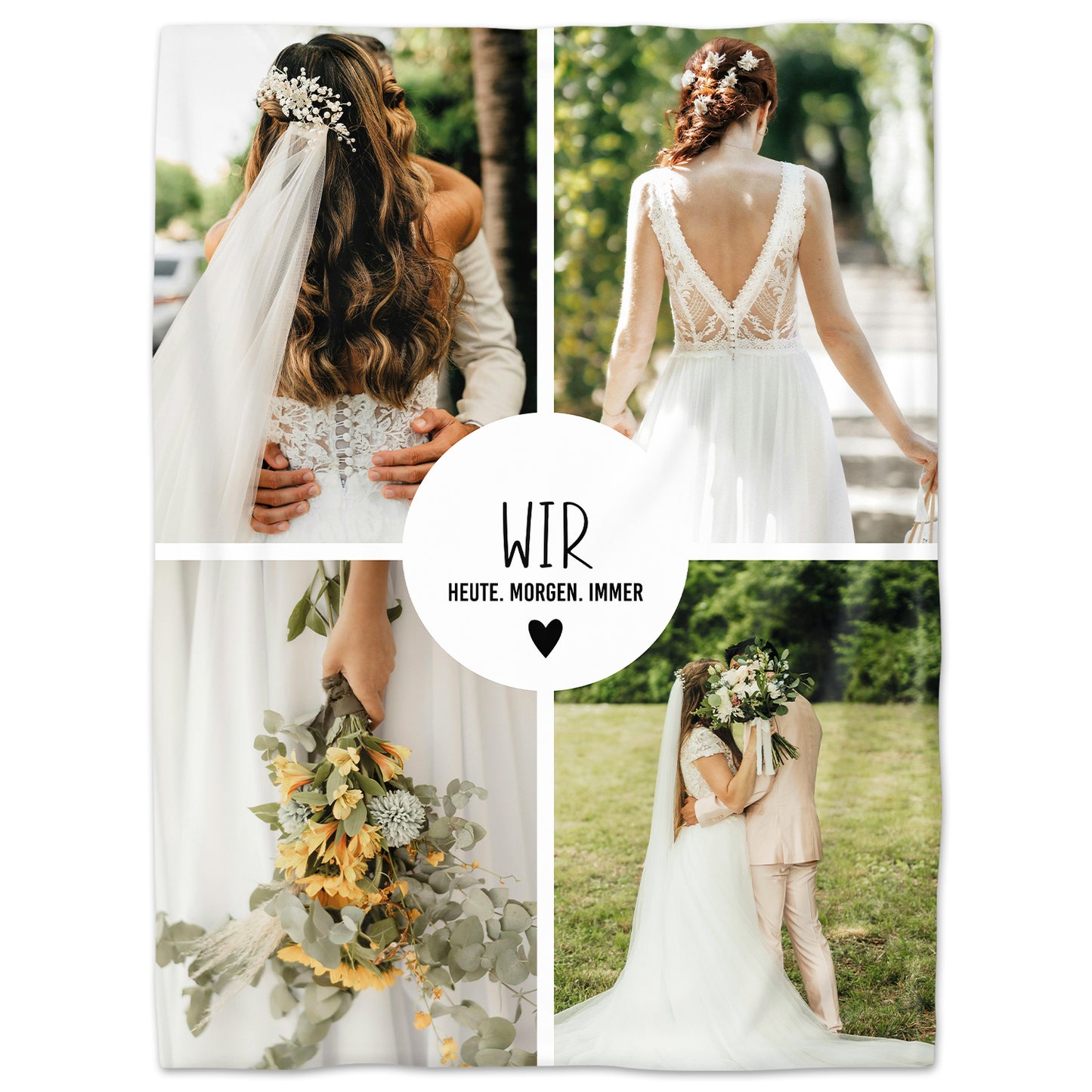 Collage - Familie Fotodecke