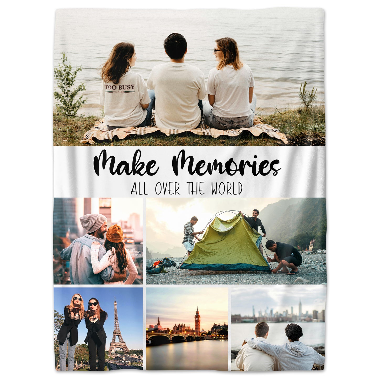 Collage - Reise Fotodecke