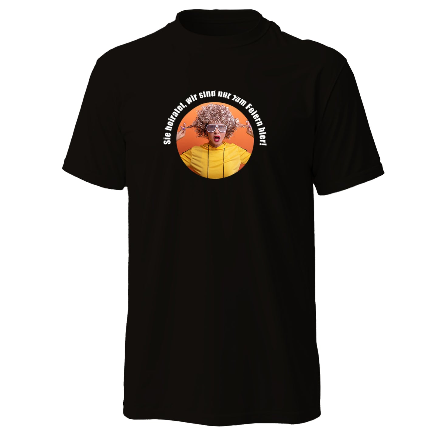 JGA - Foto Kreis - T-Shirt