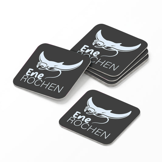 Bierdeckel - Ene rochen - Eckig 9,3 cm