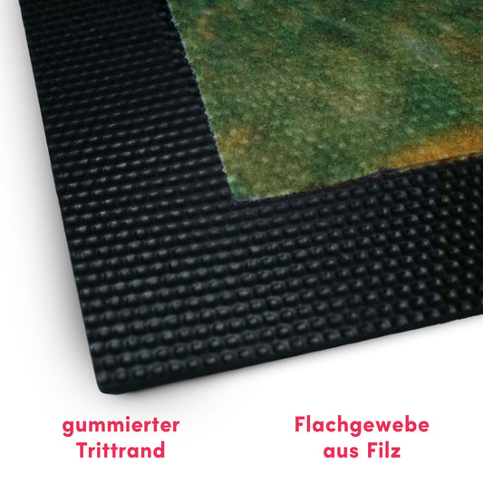 Fotofußmatte mit Trittrand